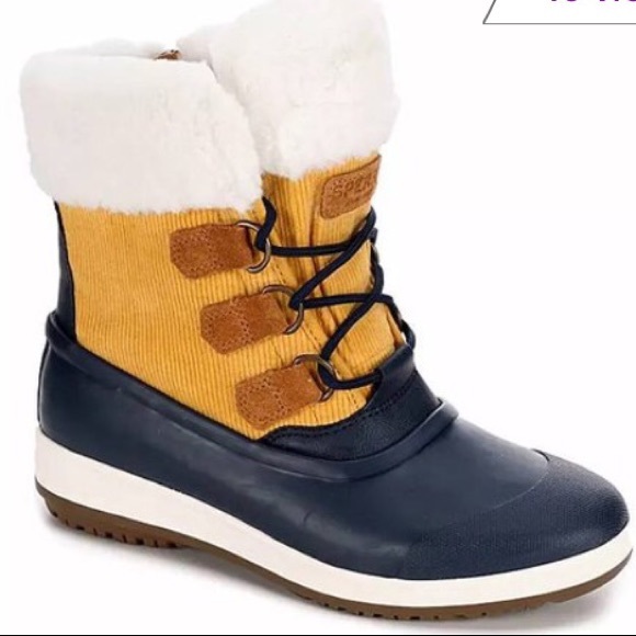 Sperry Shoes - Sperry Pacifica Alpine Waterproof Navy Boots 8.5